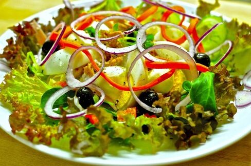 odtučňovací zeleninový salát